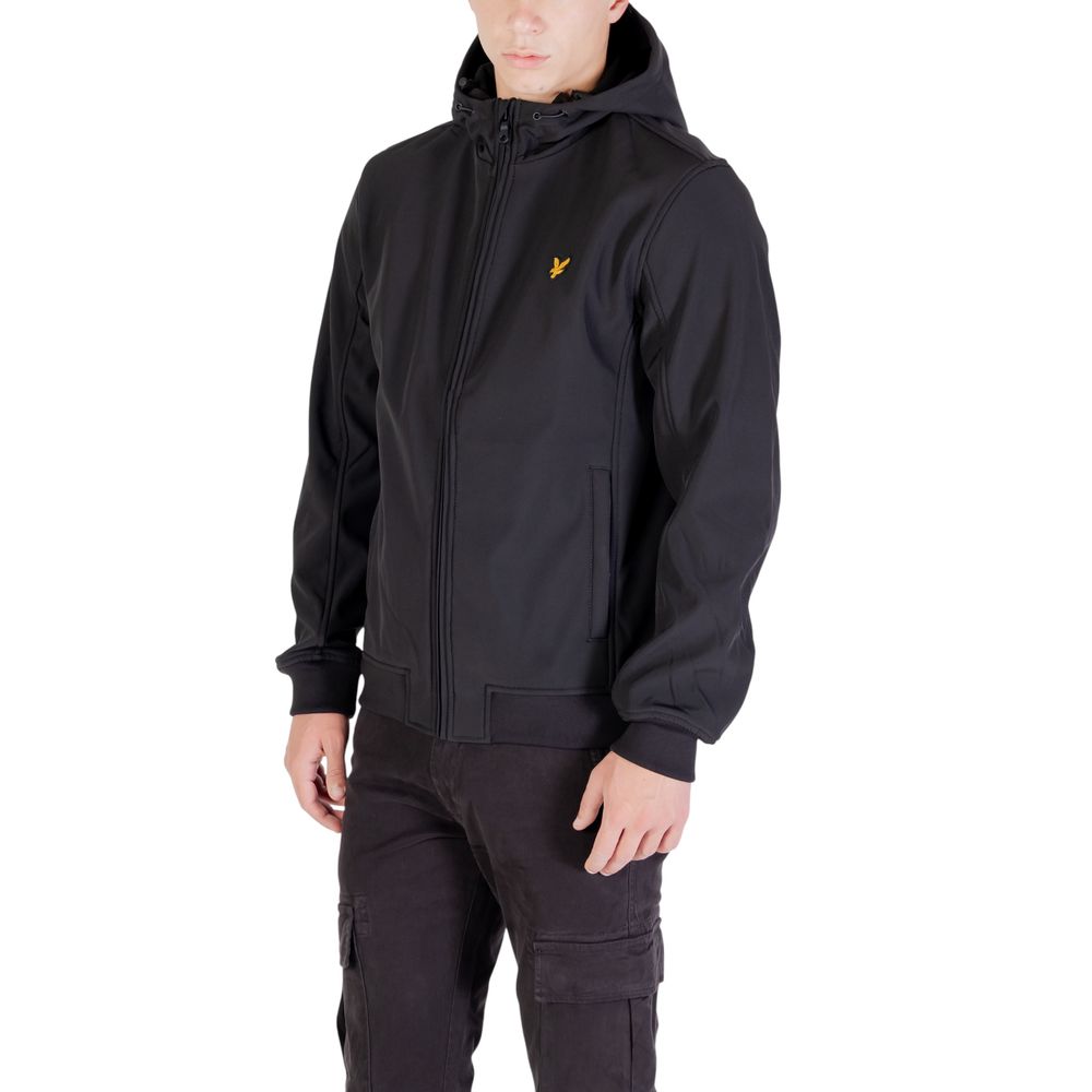 Black Polyester Parka