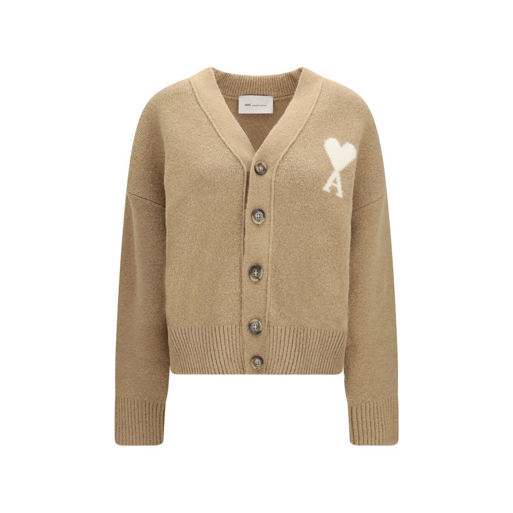 Beige Alpaca Vicugna Pacos Cardigan