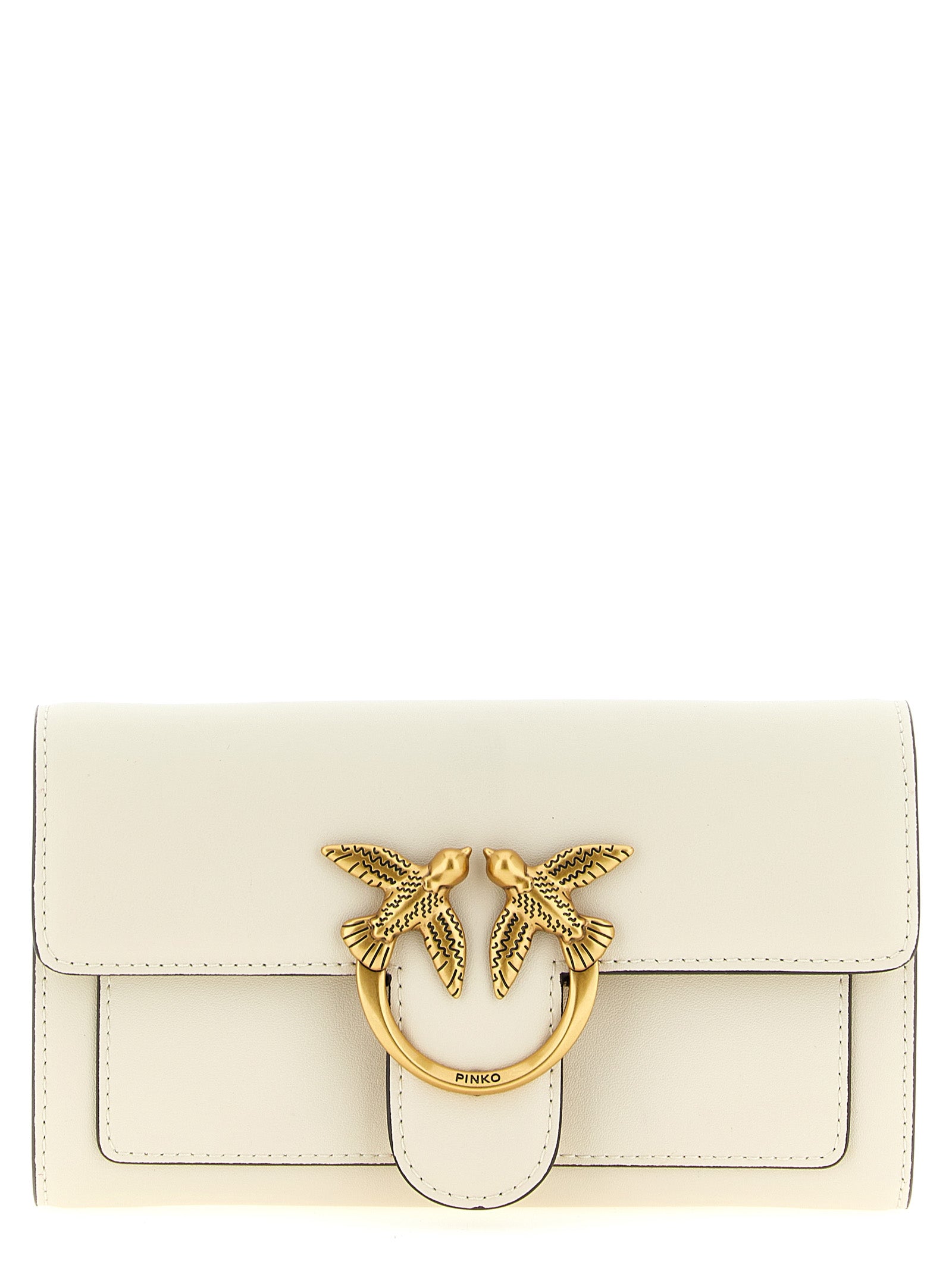 White Calfskin Cardholder