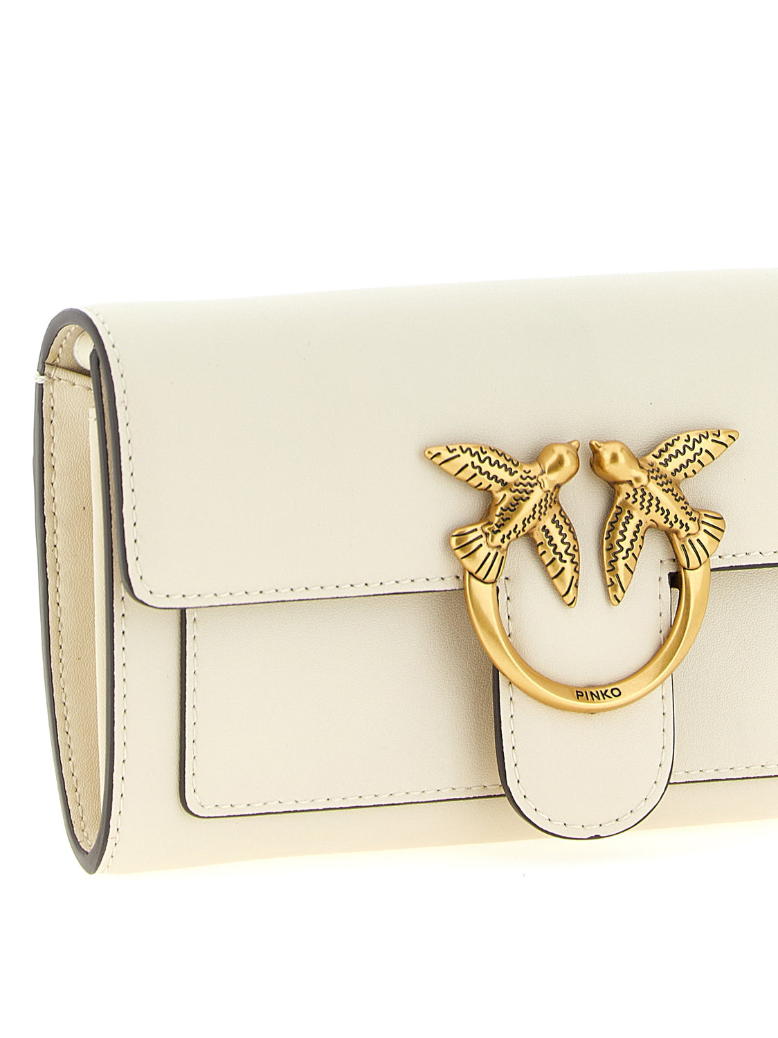 White Calfskin Cardholder