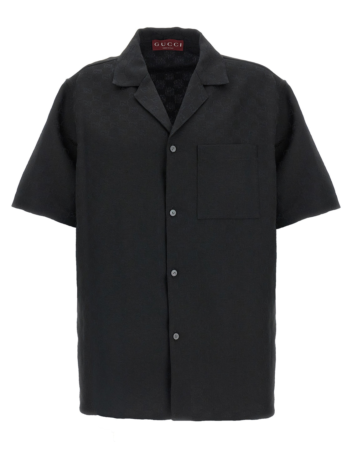 Black Linen Blouse