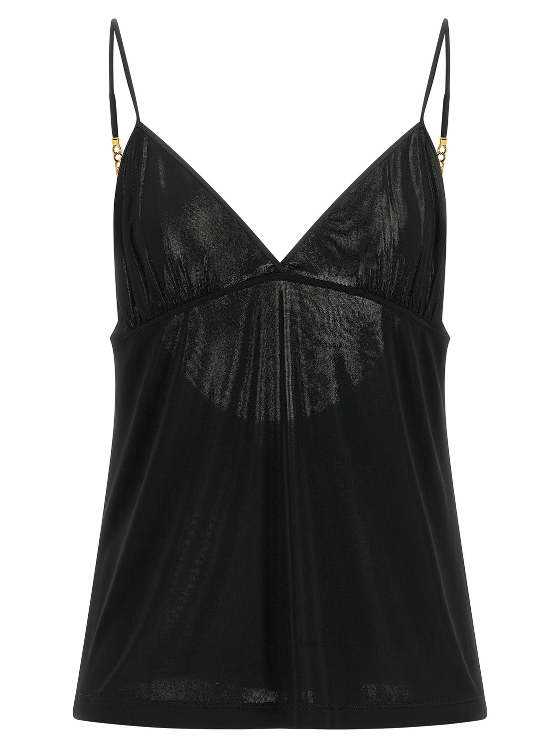 Black Viscose Tank Tops