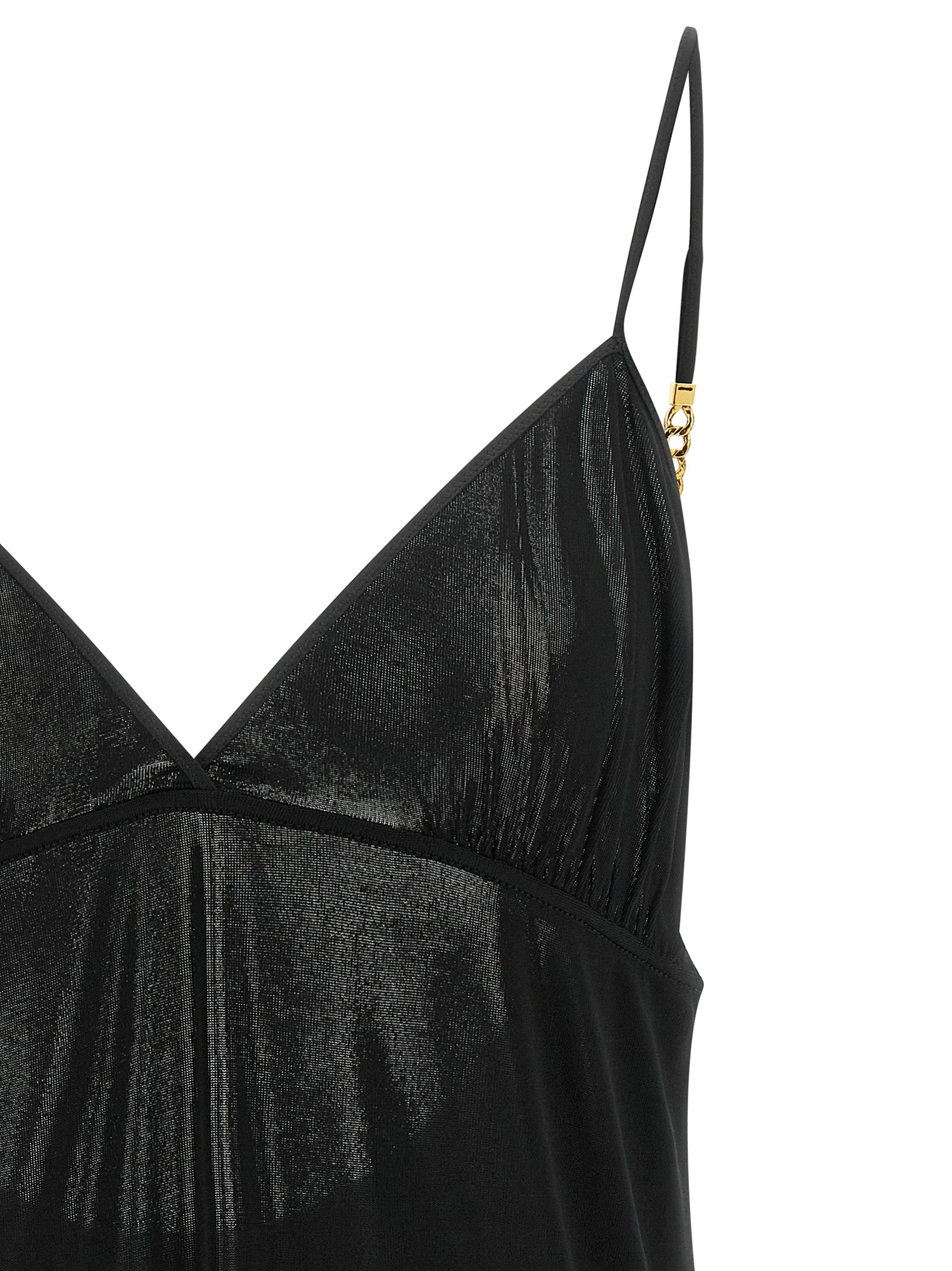 Black Viscose Tank Tops