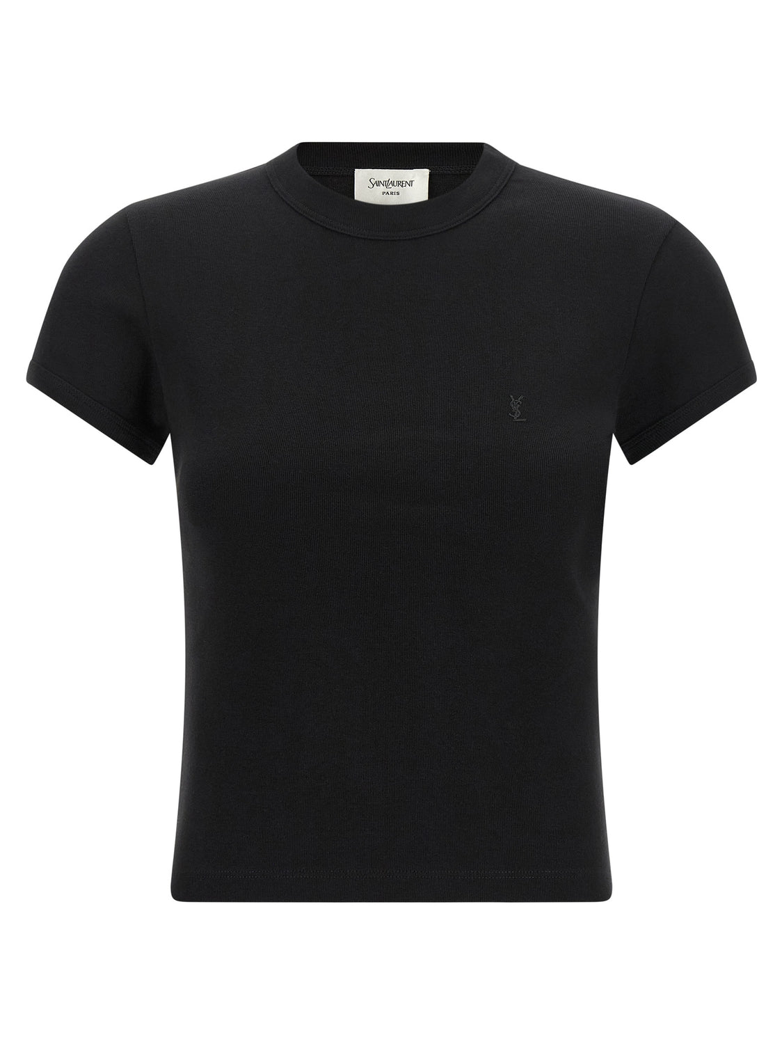 Black Cotton T-Shirt