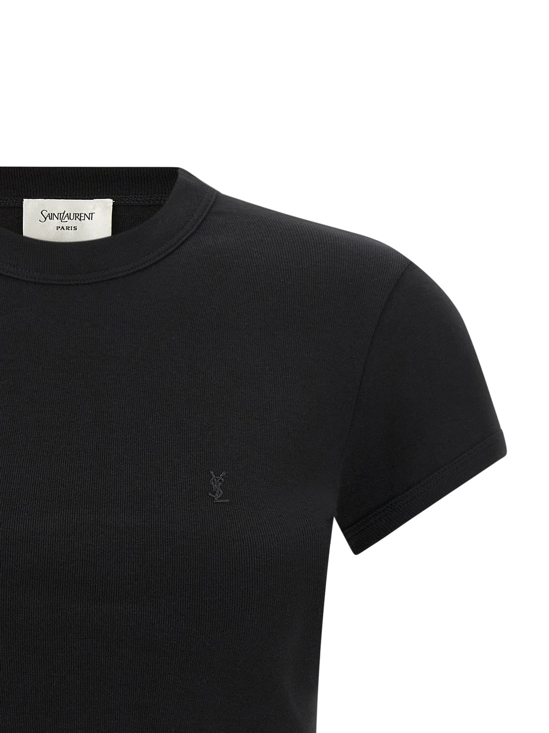 Black Cotton T-Shirt