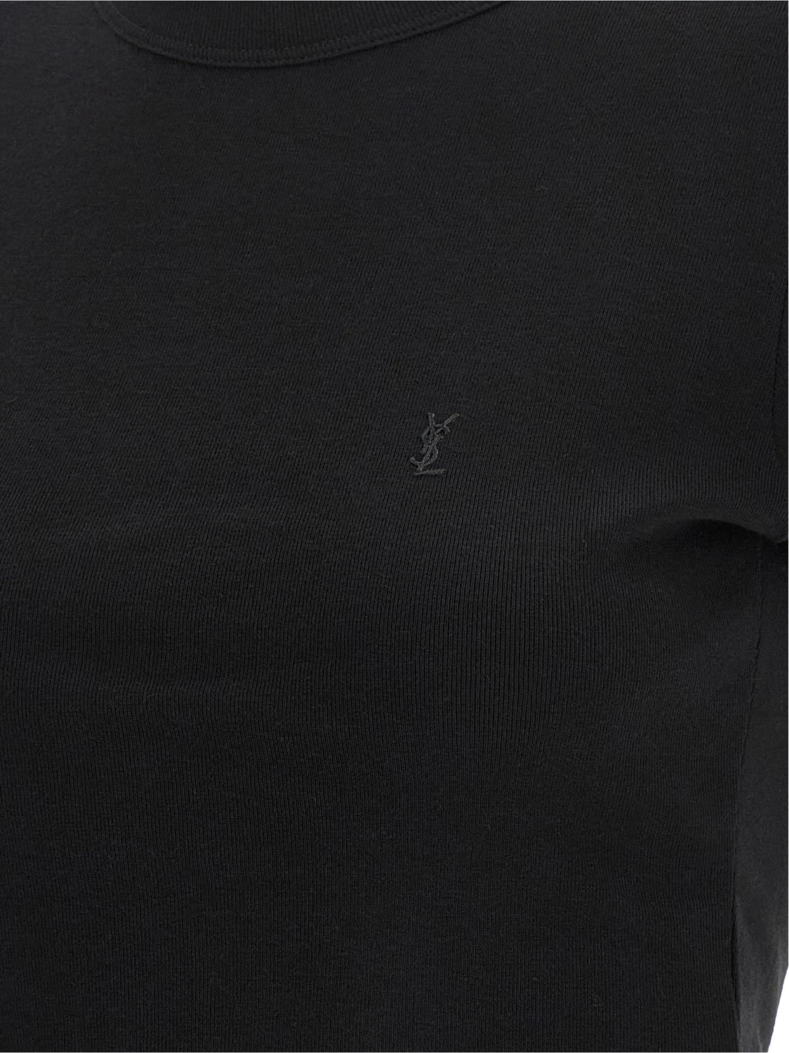 Black Cotton T-Shirt