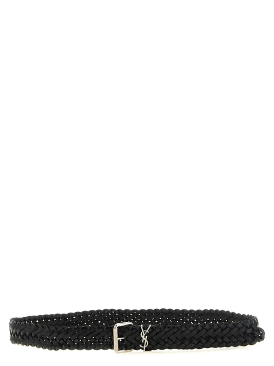 Black Calfskin Regular Belt