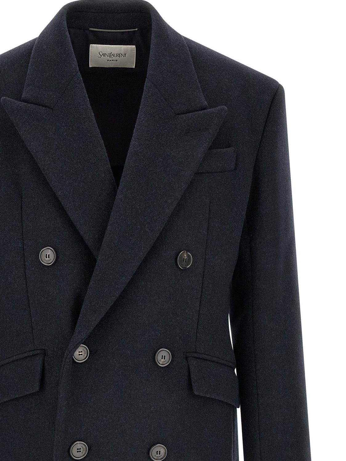 Blue Wool Coat