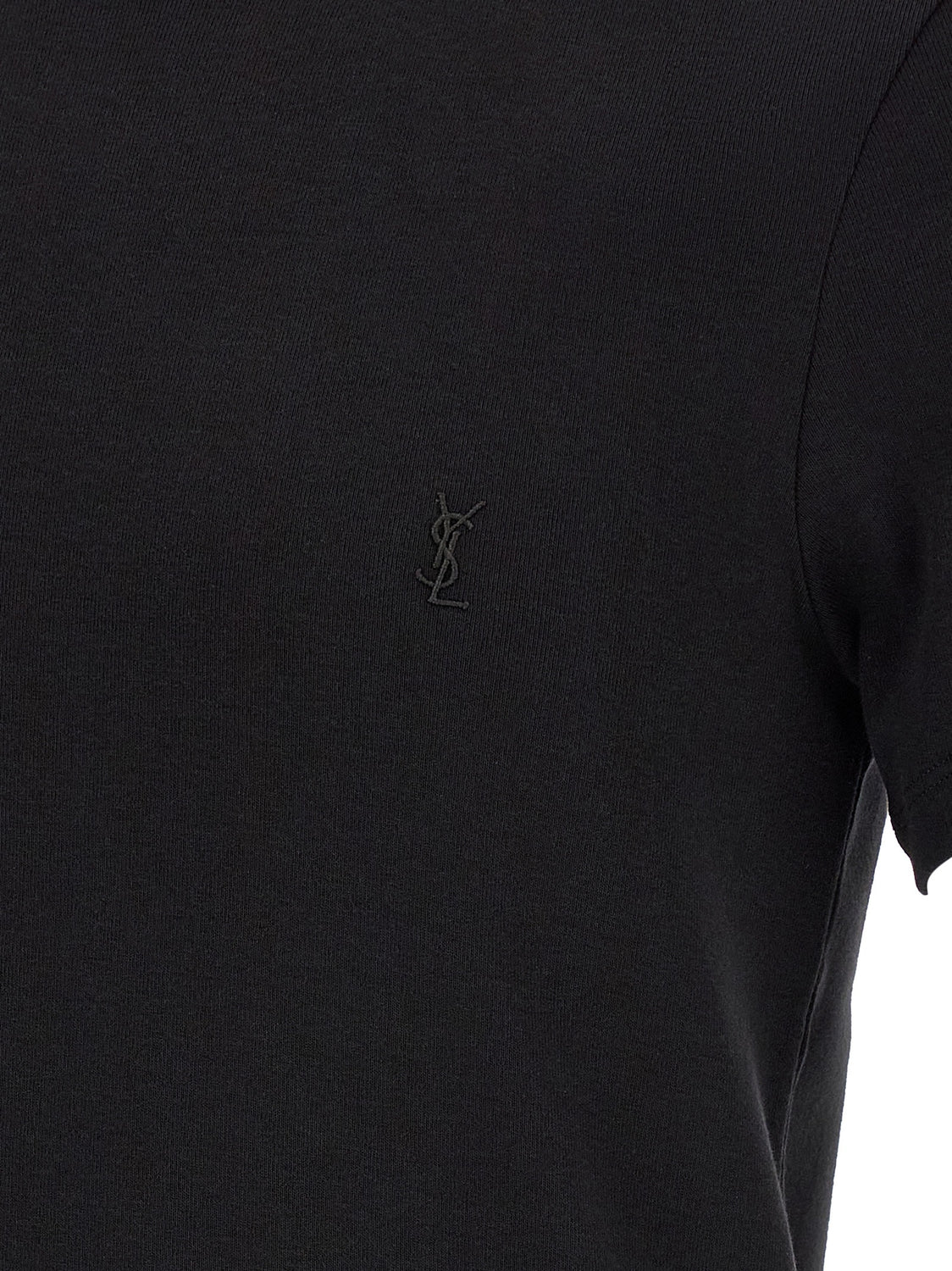 Black Cotton T-Shirt