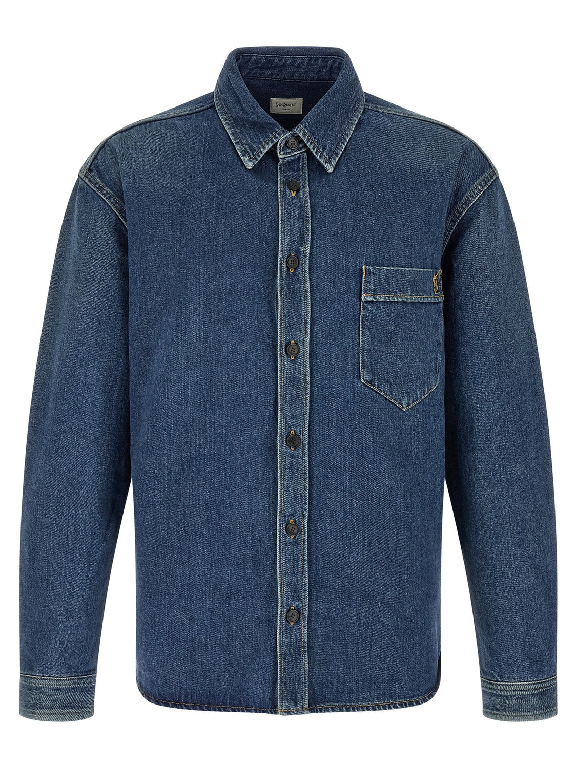 Blue Cotton Blouse