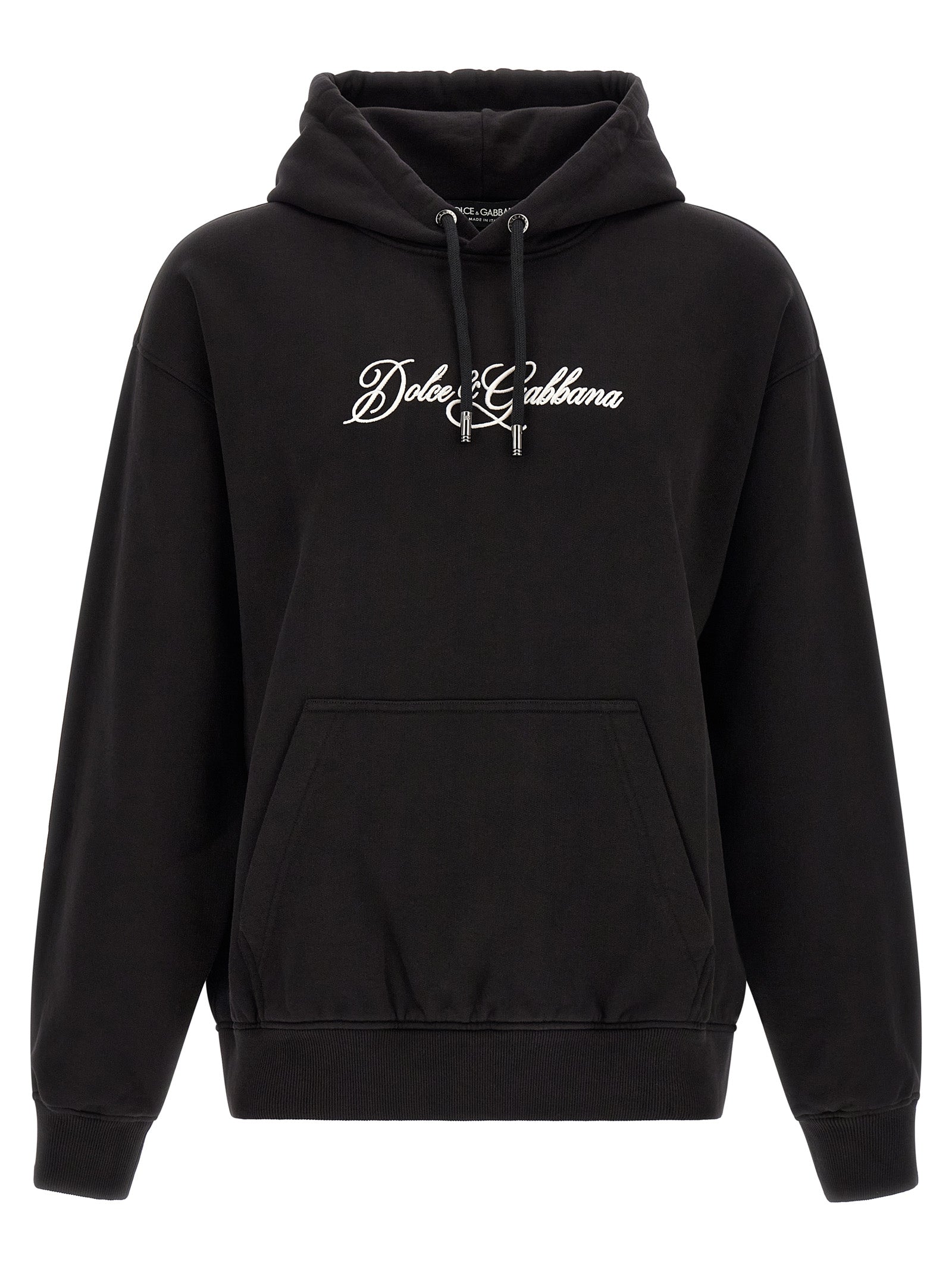Black Cotton Sweatshirt