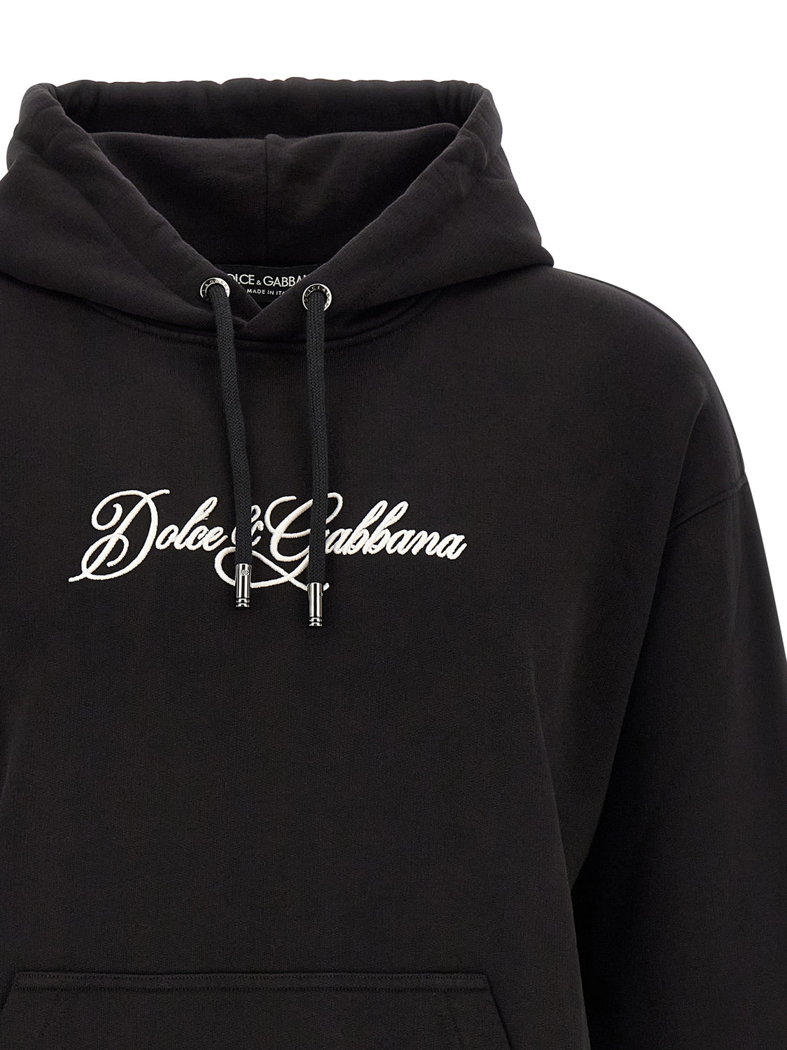 Black Cotton Sweatshirt