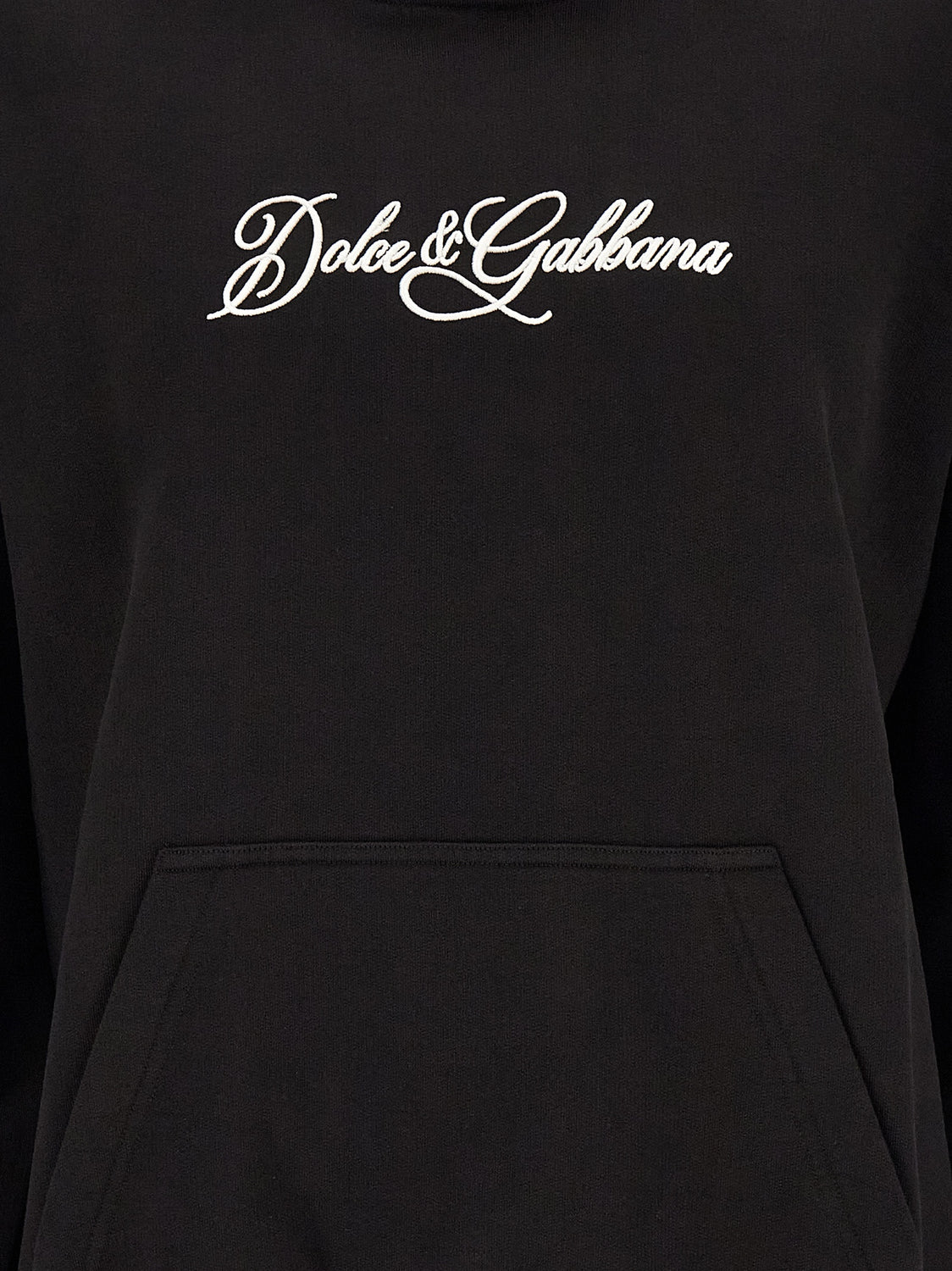 Black Cotton Sweatshirt