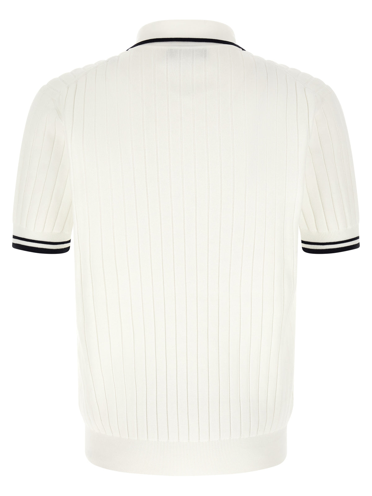 Bicolor Cotton Polo Shirt