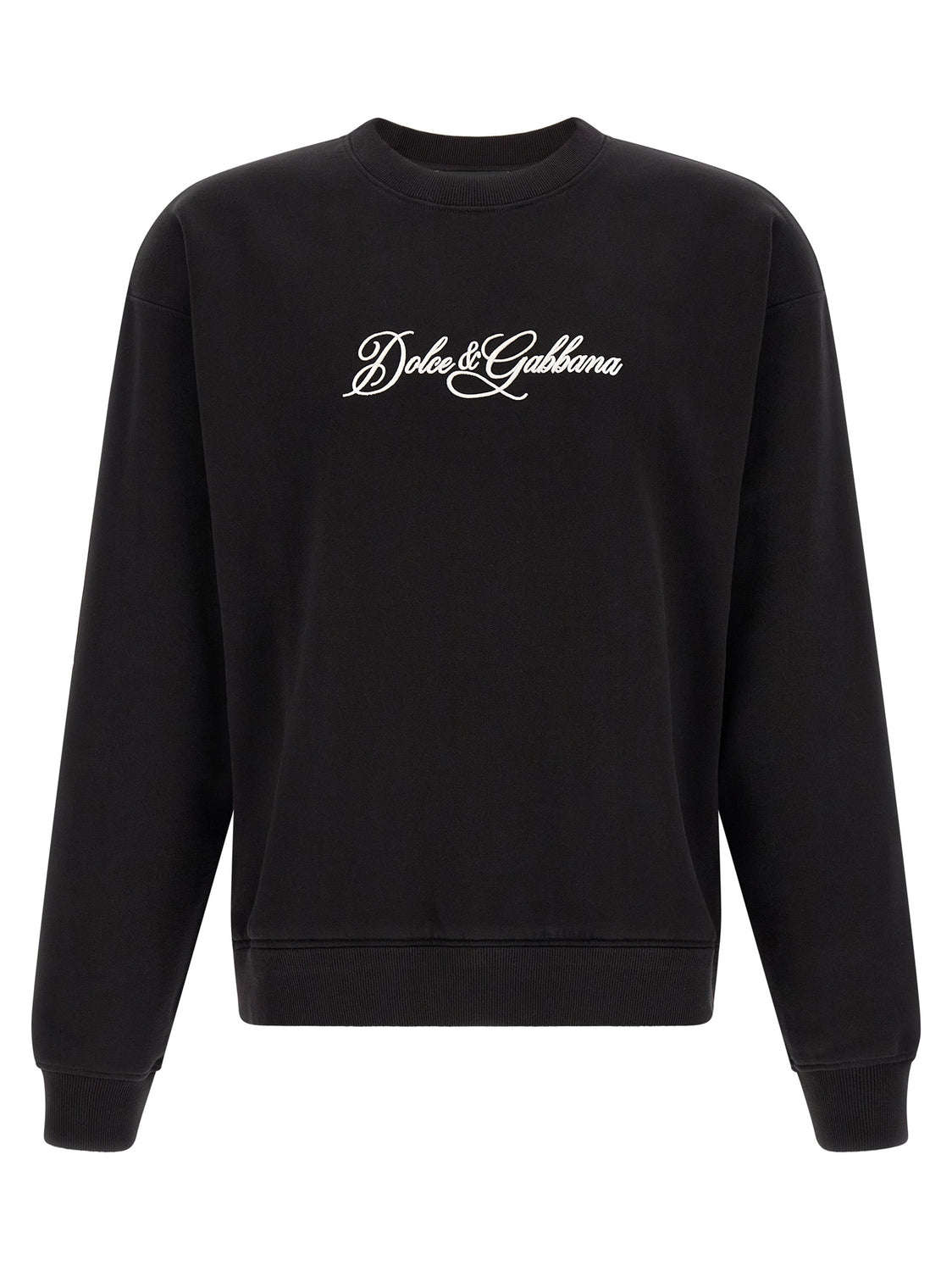 Black Cotton Sweatshirt