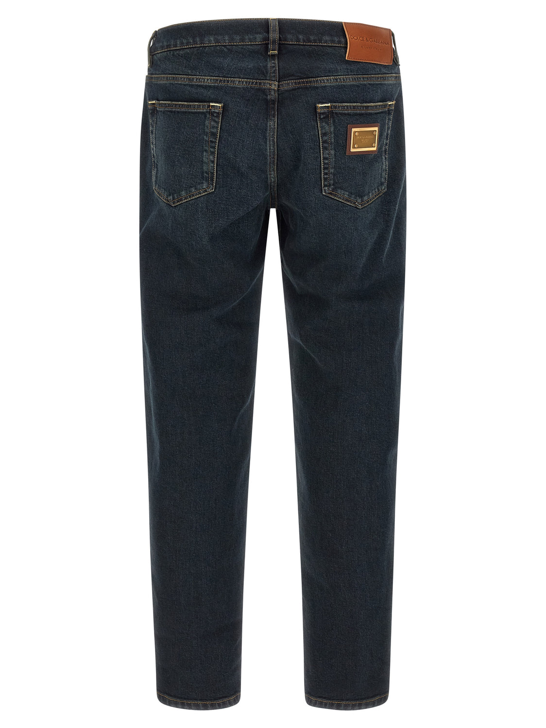 Blue Cotton Skinny Jeans