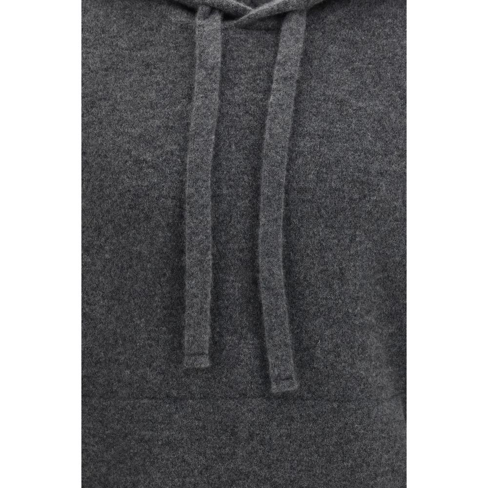 Gray Cashmere Hoodie