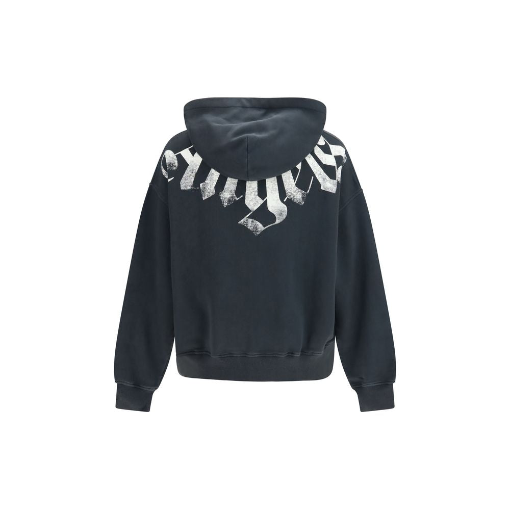 Black Cotton Sweatshirt