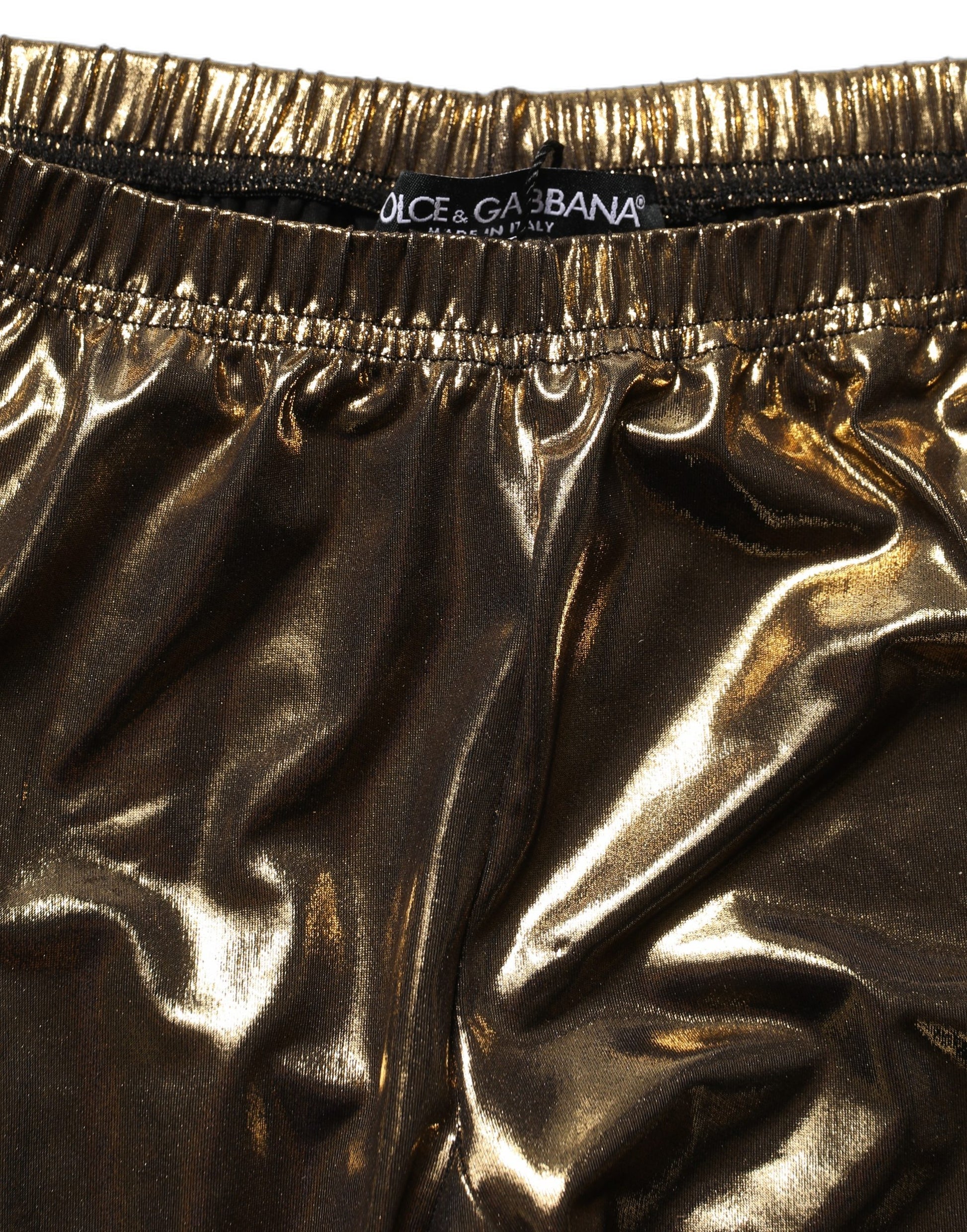 Gold Metallic Leggings Pantyhose Stockings Socks