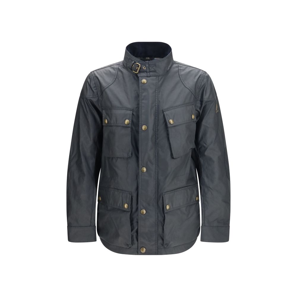 Blue Cotton Shell Jacket