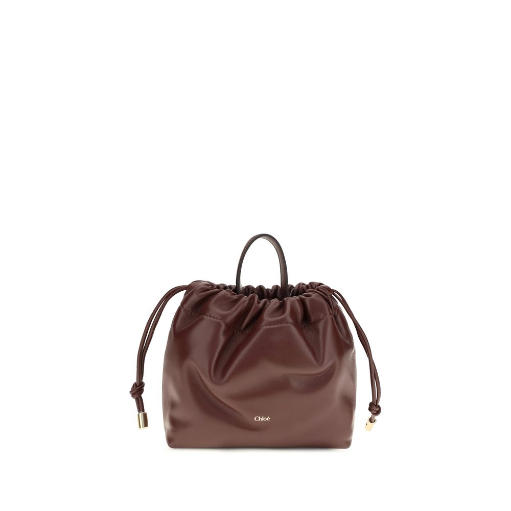 Bordeaux Calf Leather Bos Taurus Shoulder Bag