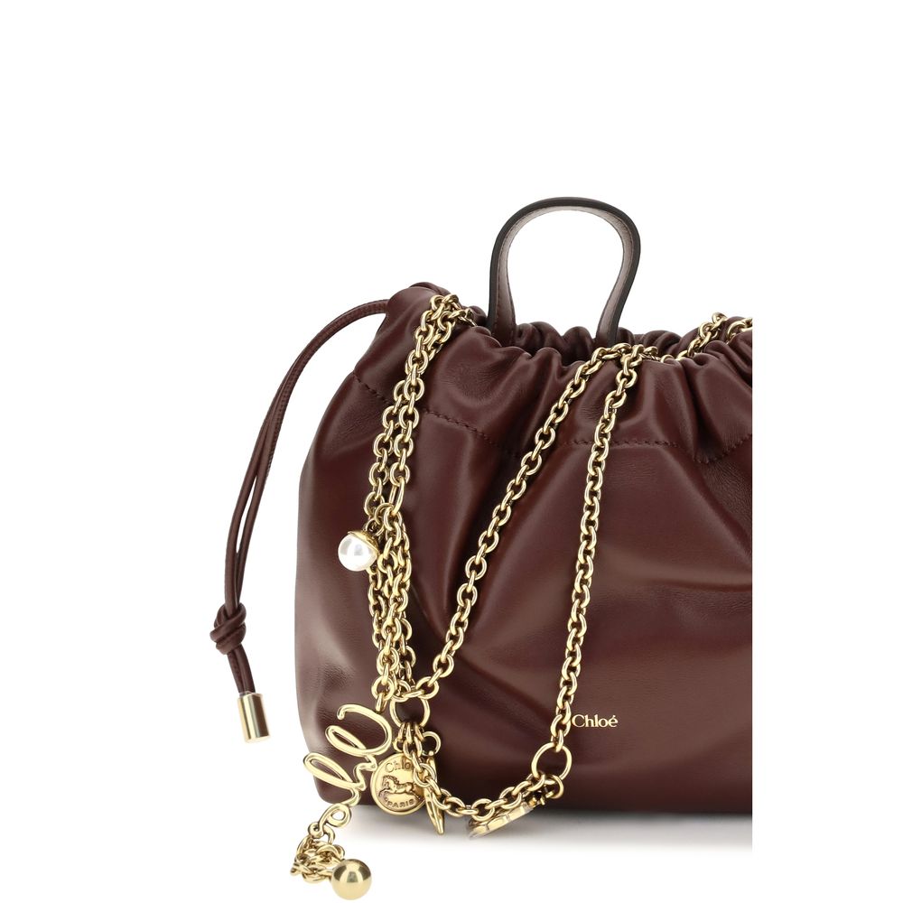 Bordeaux Calf Leather Bos Taurus Shoulder Bag