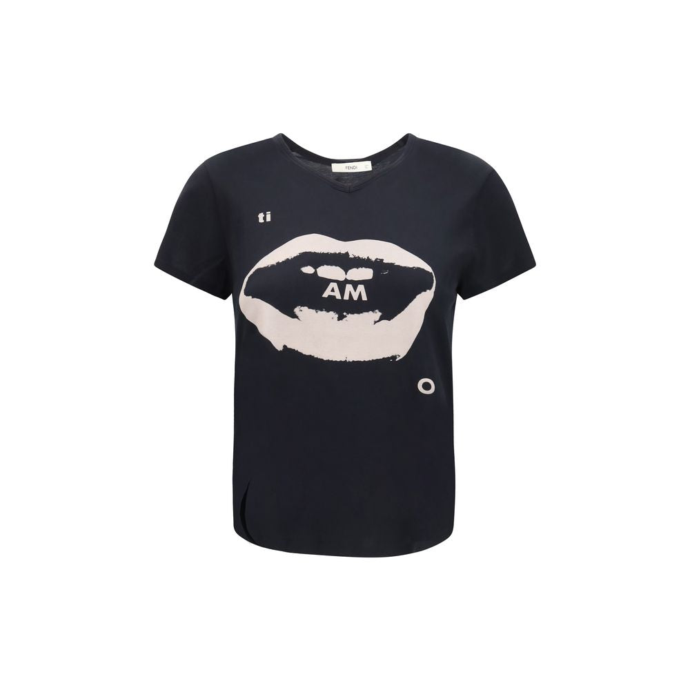 Black Cotton T-Shirt
