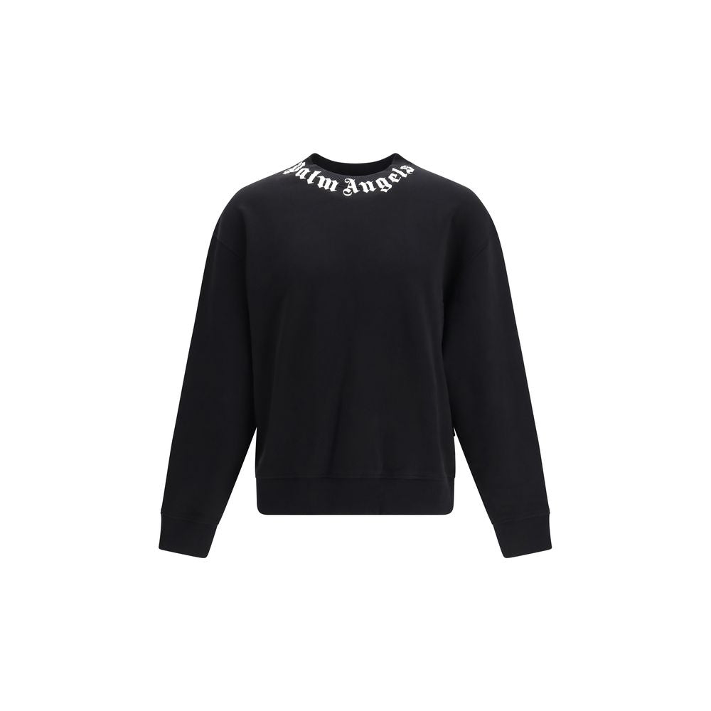 Black Cotton Sweatshirt