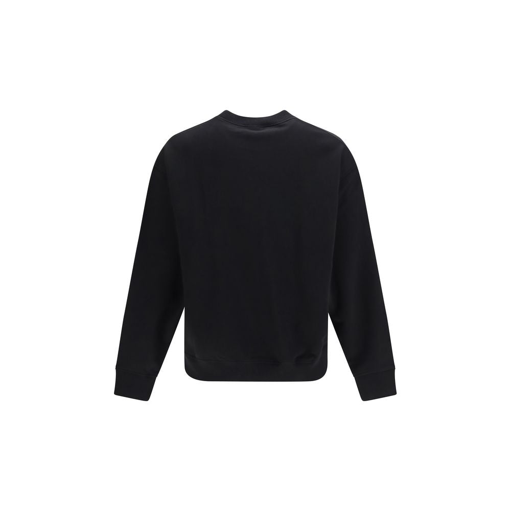 Black Cotton Sweatshirt