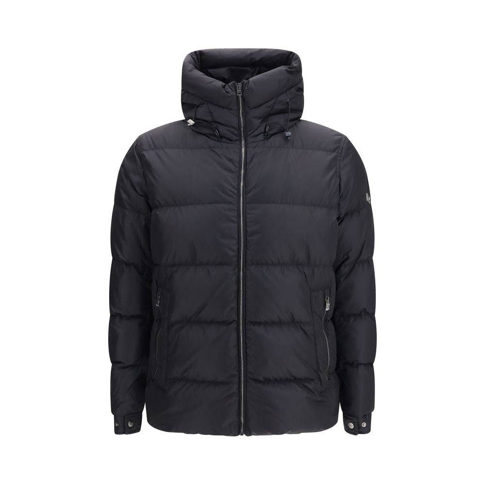 Black Goose Down Shell Jacket