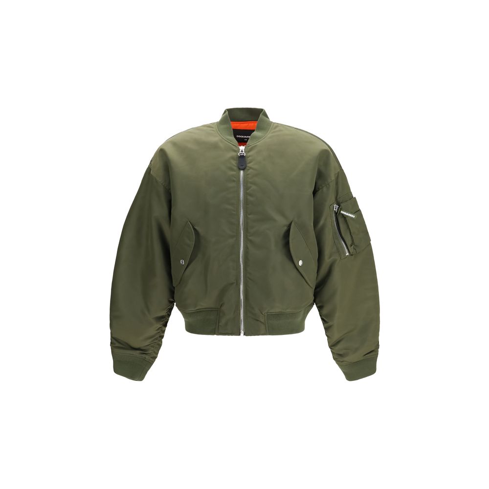 Bicolor Nylon Bomber