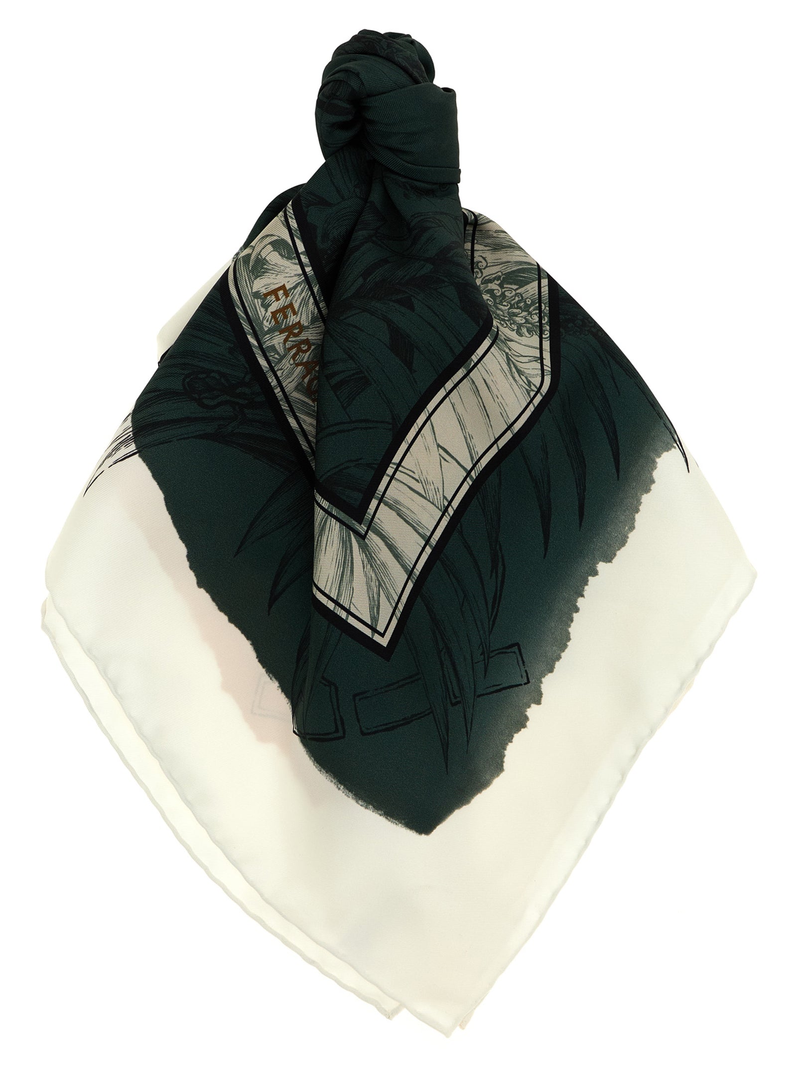 Multicolor Silk Scarf