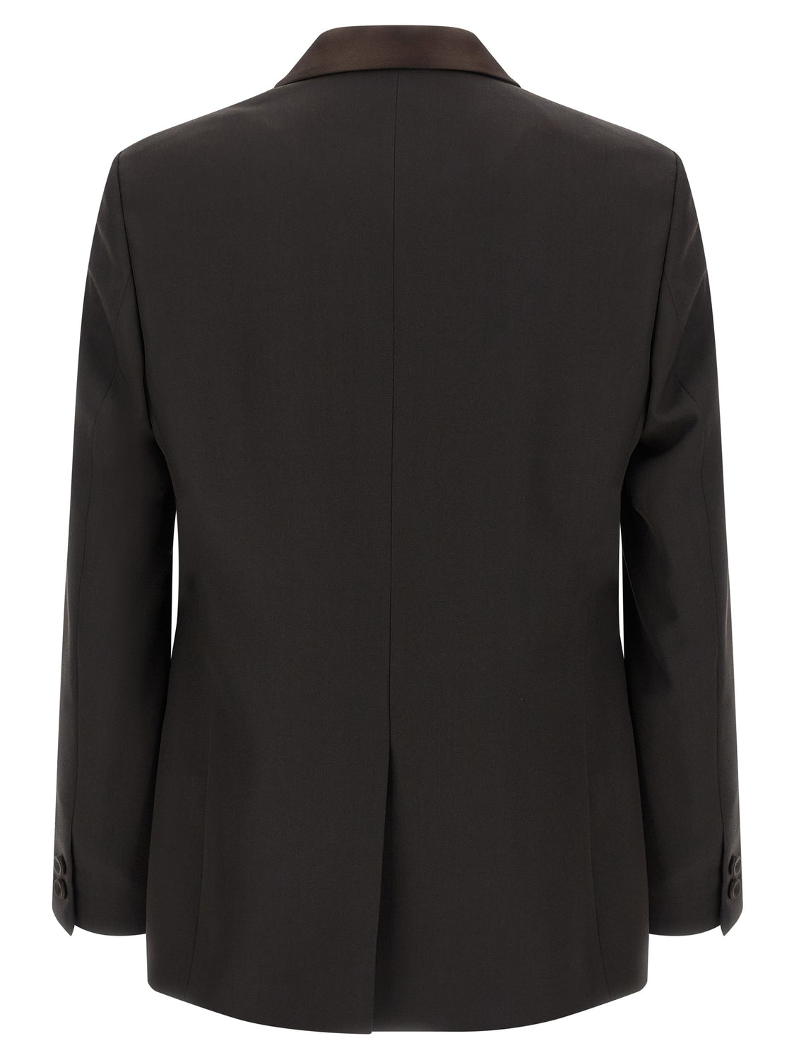 Brown Polyester Blazer