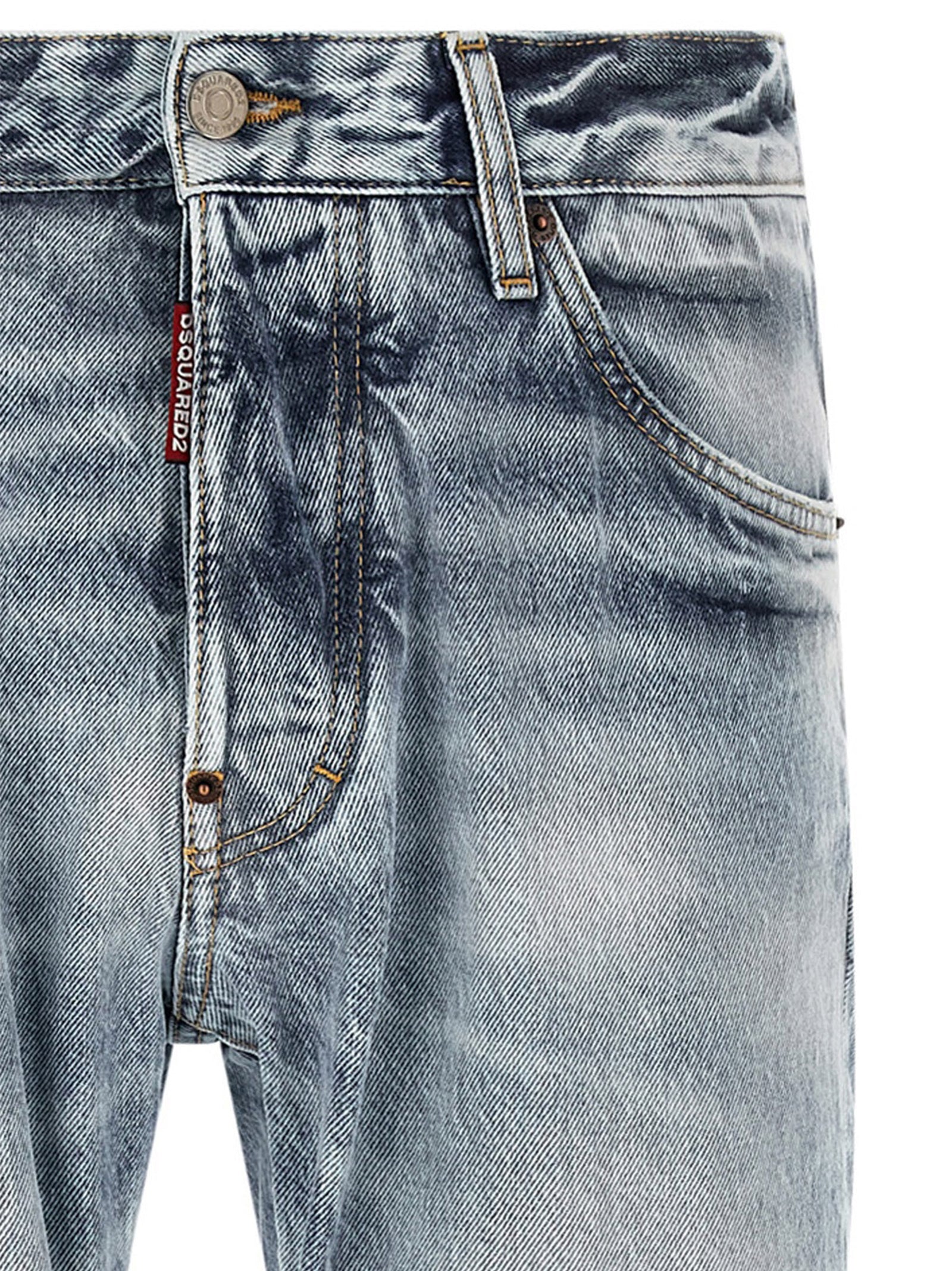 Blue Cotton Jeans Denim