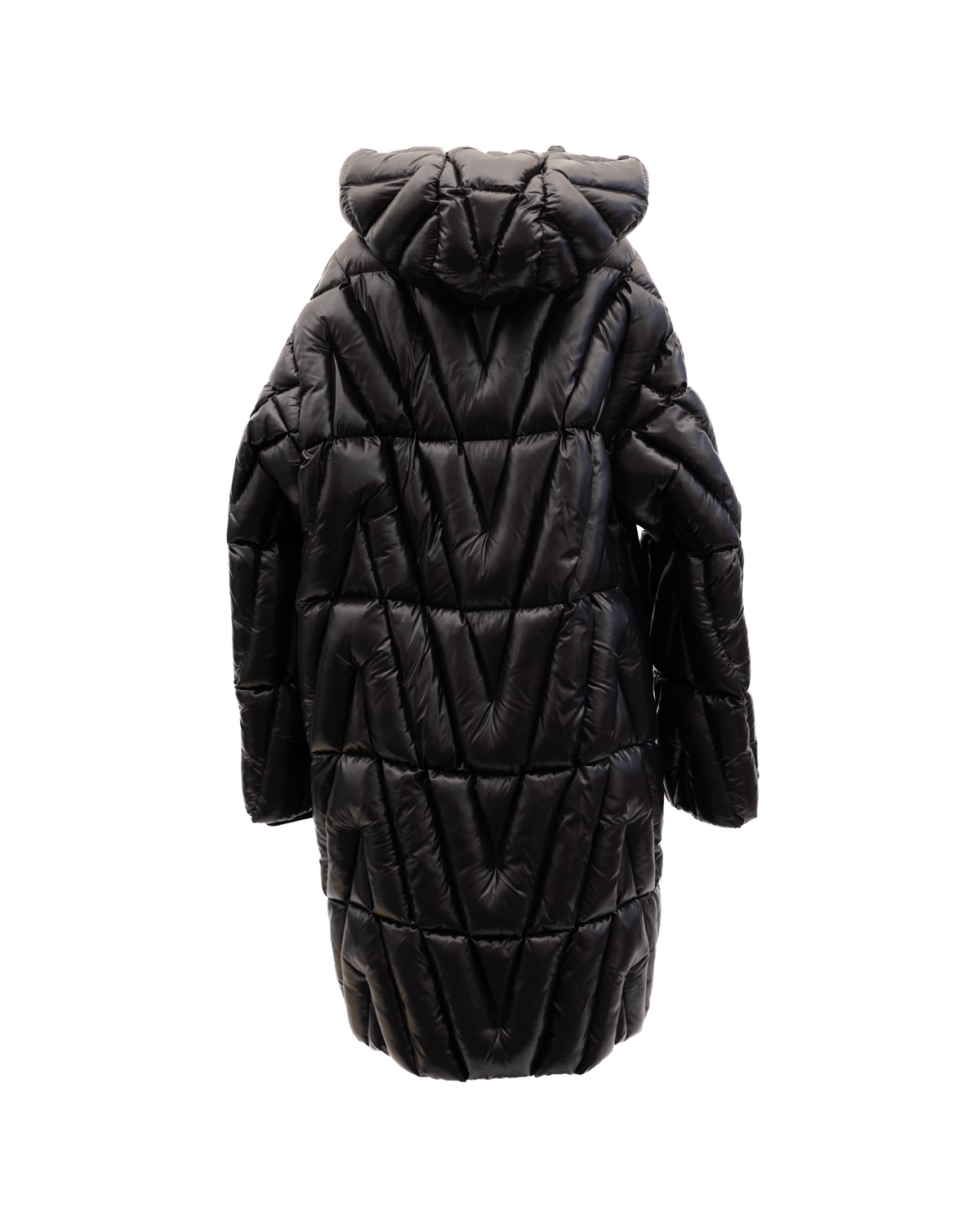 Black Women Wool Coat