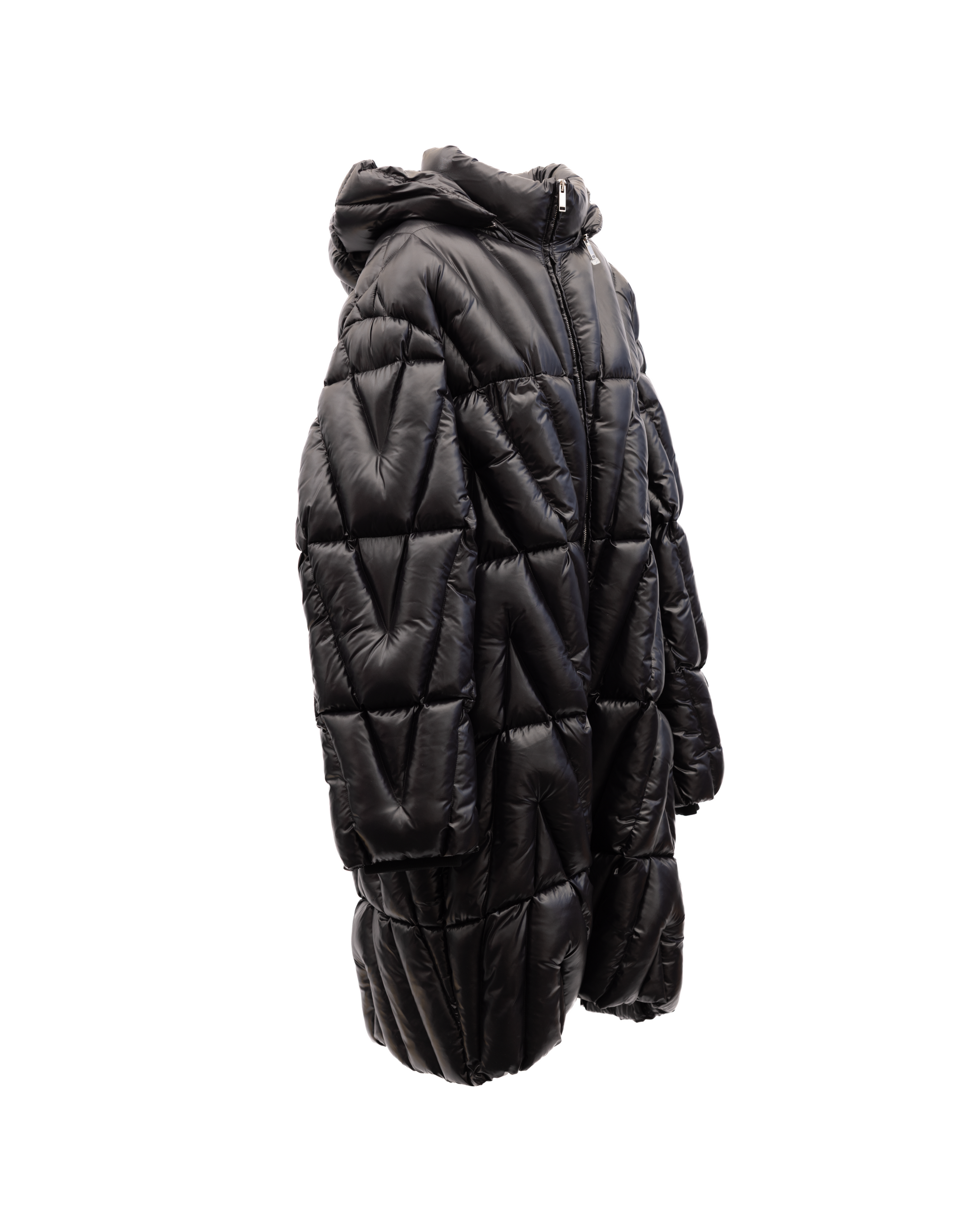 Black Women Wool Coat