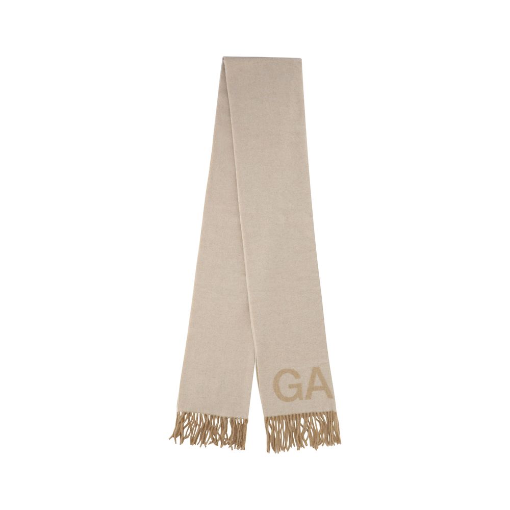 White Wool Oves Aries Foulard