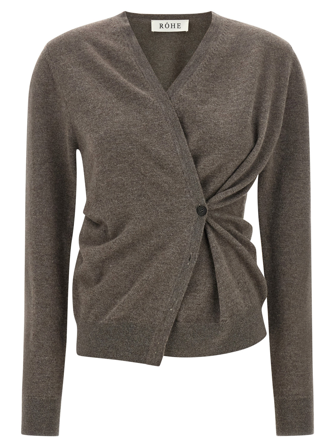 Brown Wool Cardigan
