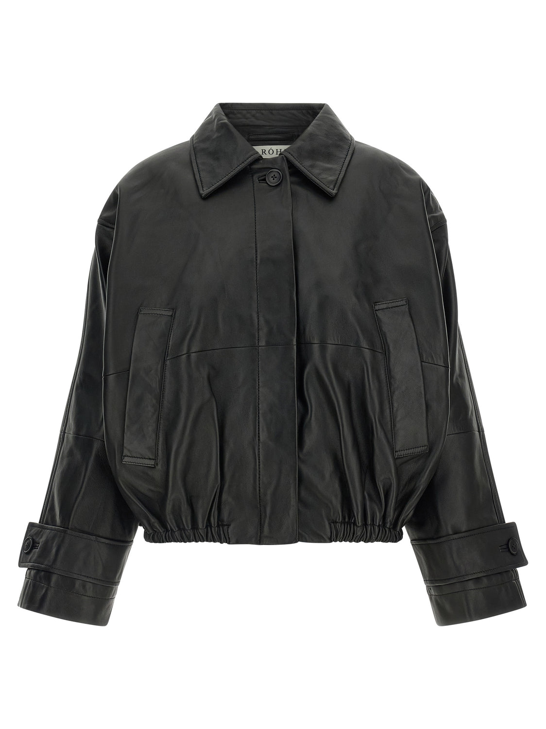 Black Lamb Leather Leather Jacket