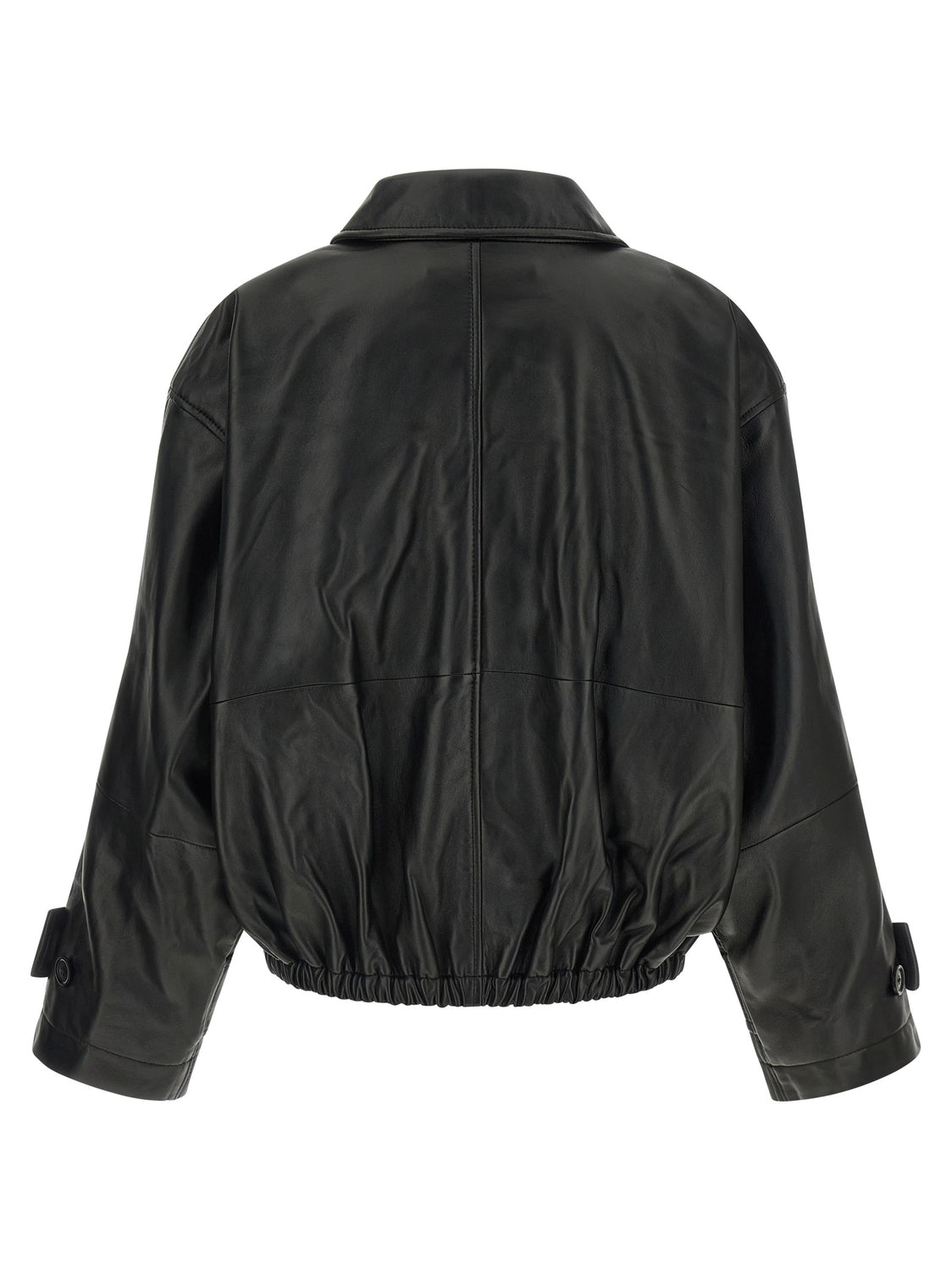 Black Lamb Leather Leather Jacket