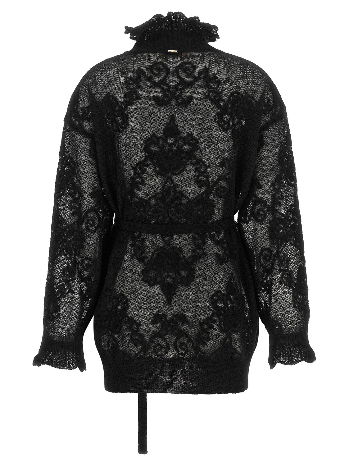 Black Polyamide Cardigan