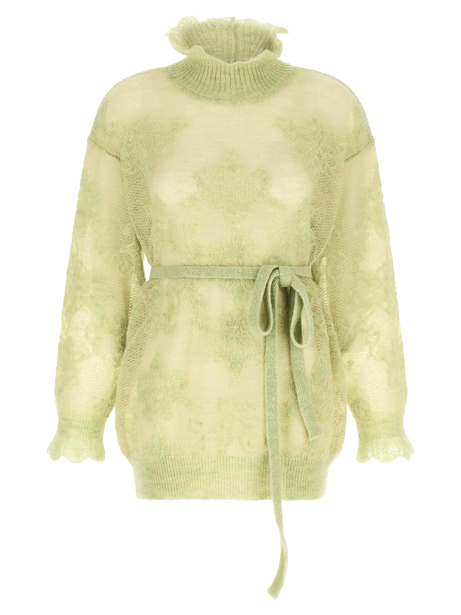 Bicolor Polyamide Cardigan