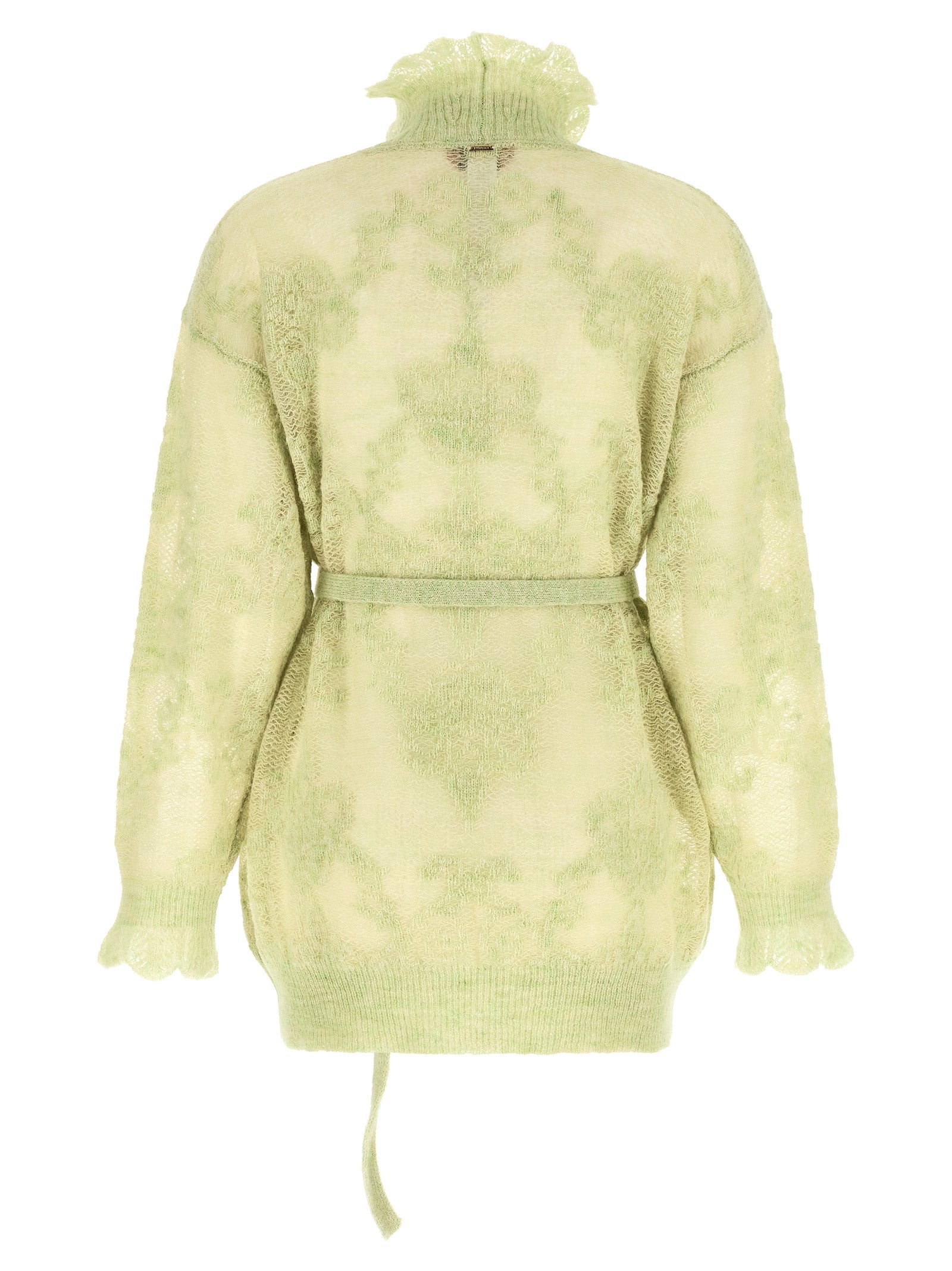 Bicolor Polyamide Cardigan