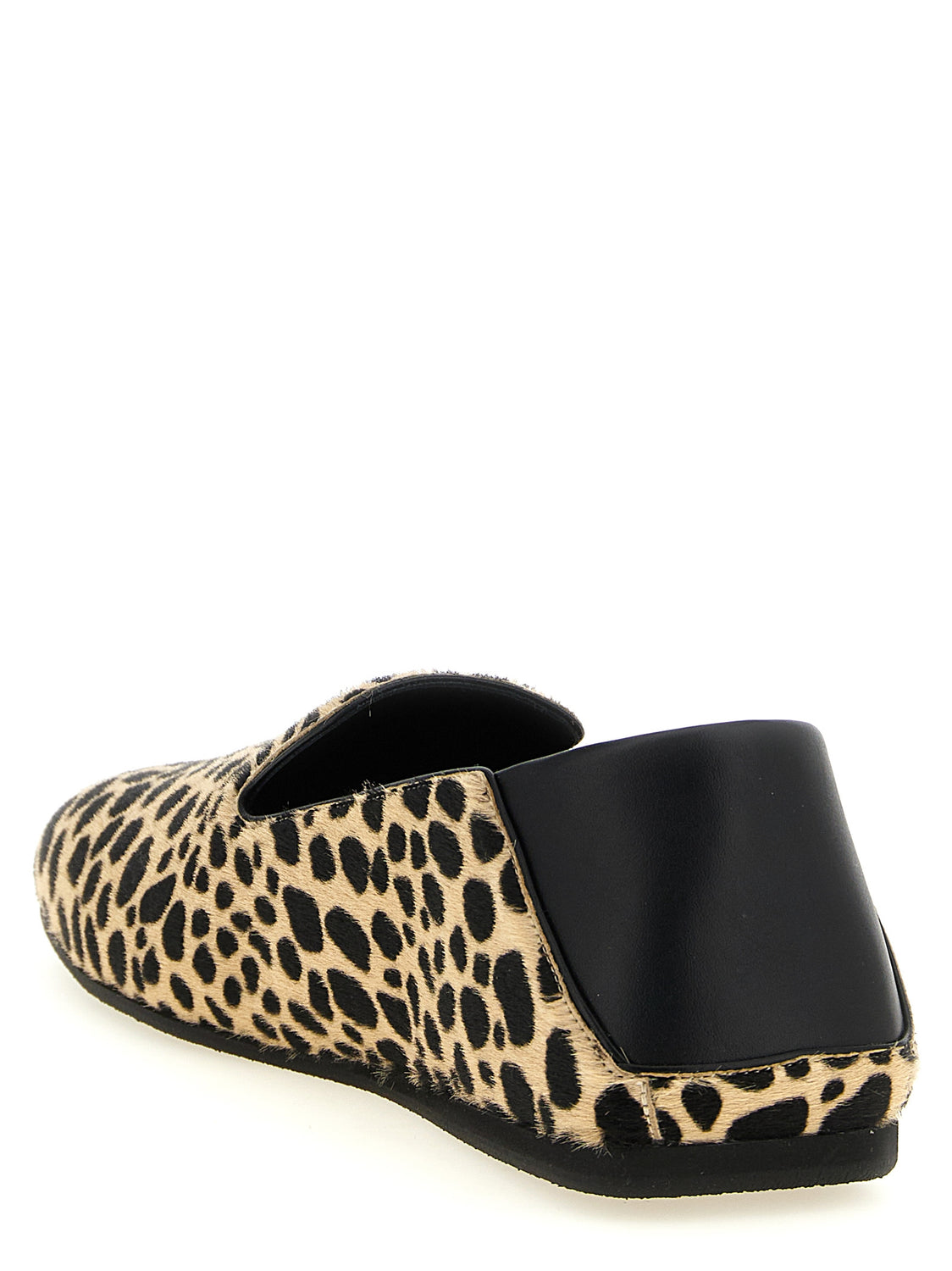 Multicolor Calfskin Slip-On Loafers