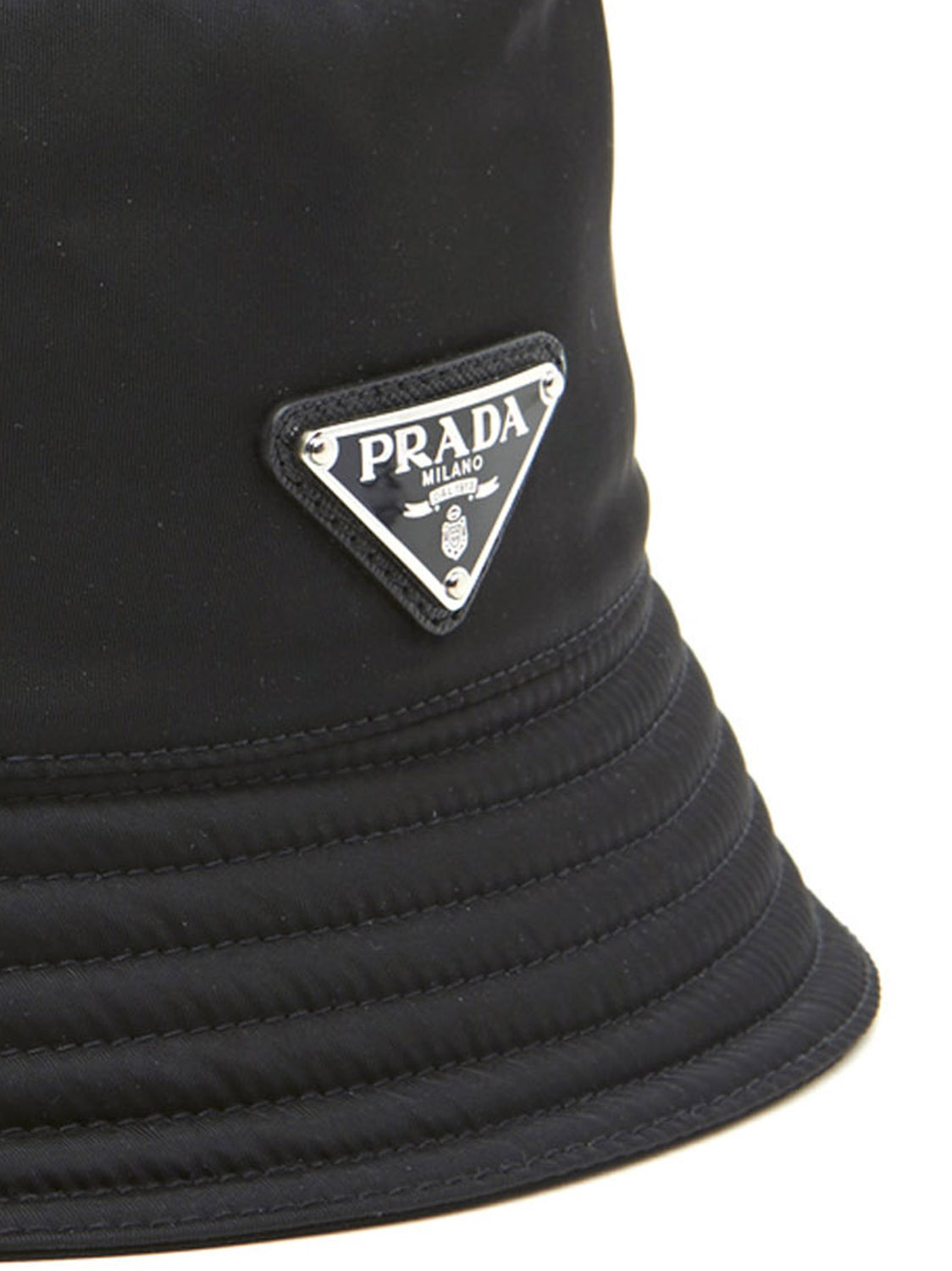 Black Nylon Bucket Hat