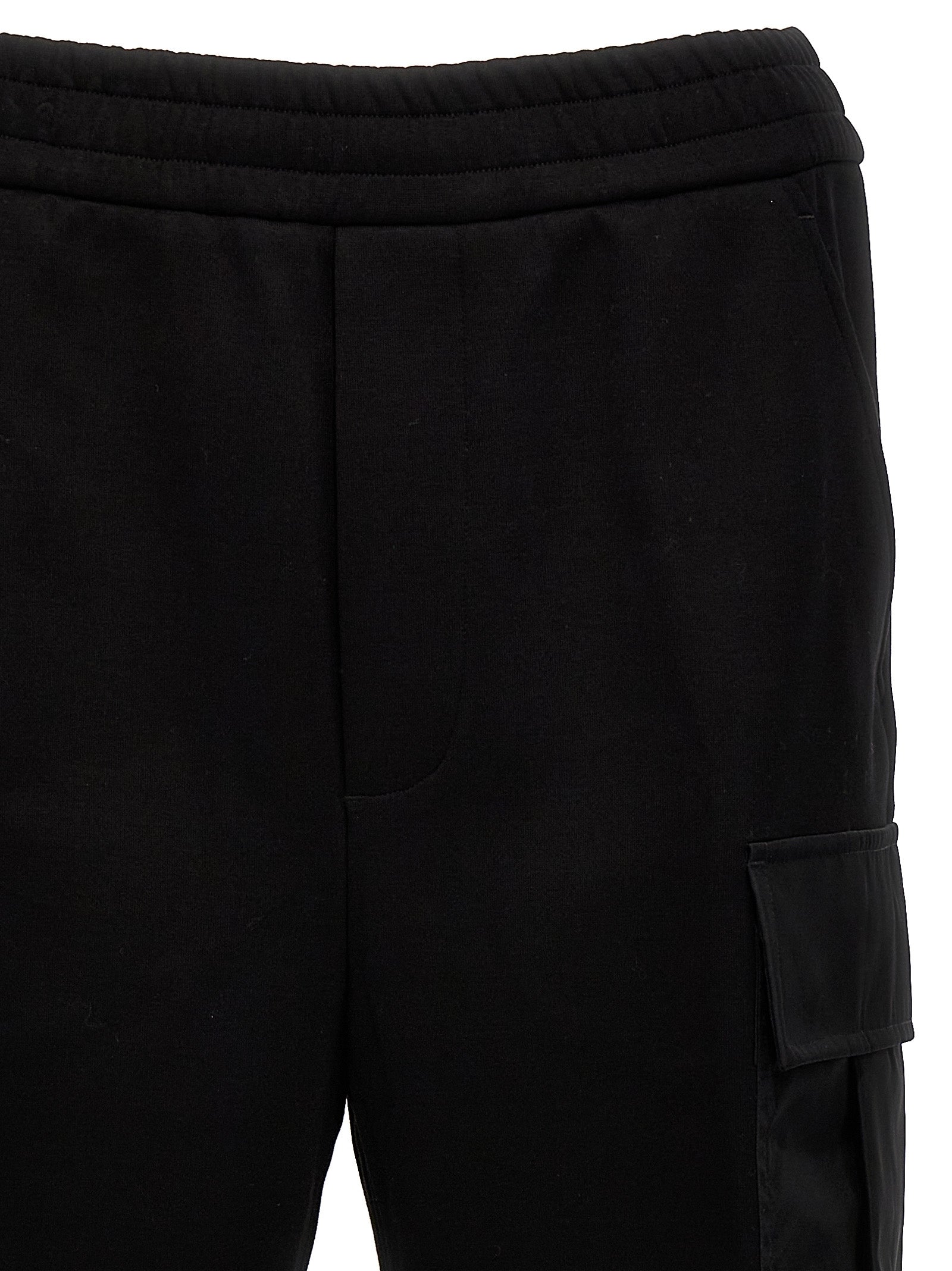 Black Cotton Joggers (Workout Pants)