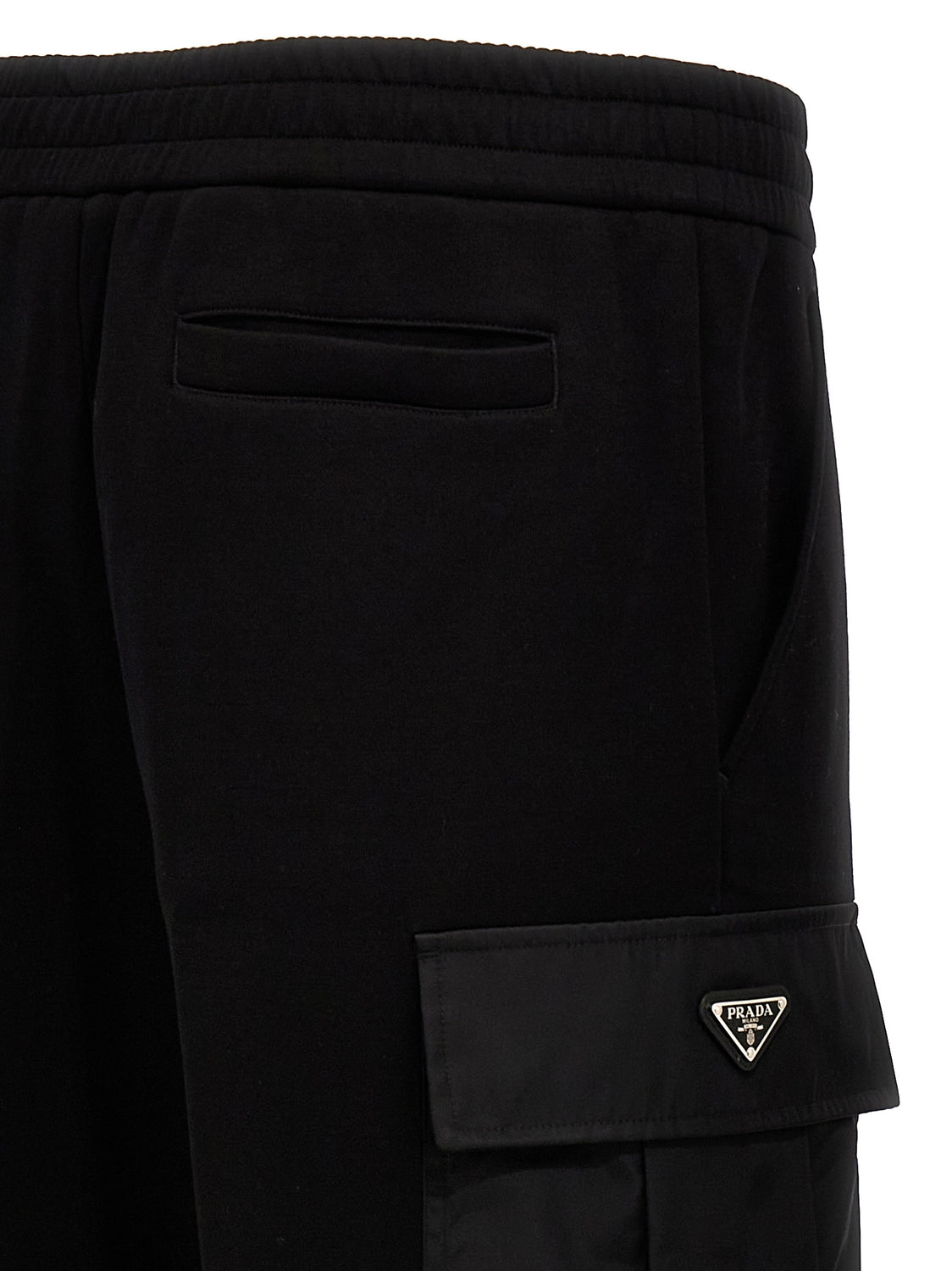 Black Cotton Joggers (Workout Pants)
