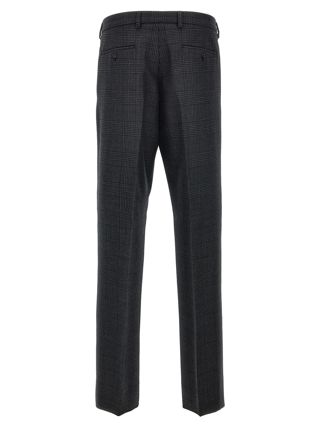 Gray Virgin Wool Dress Pants