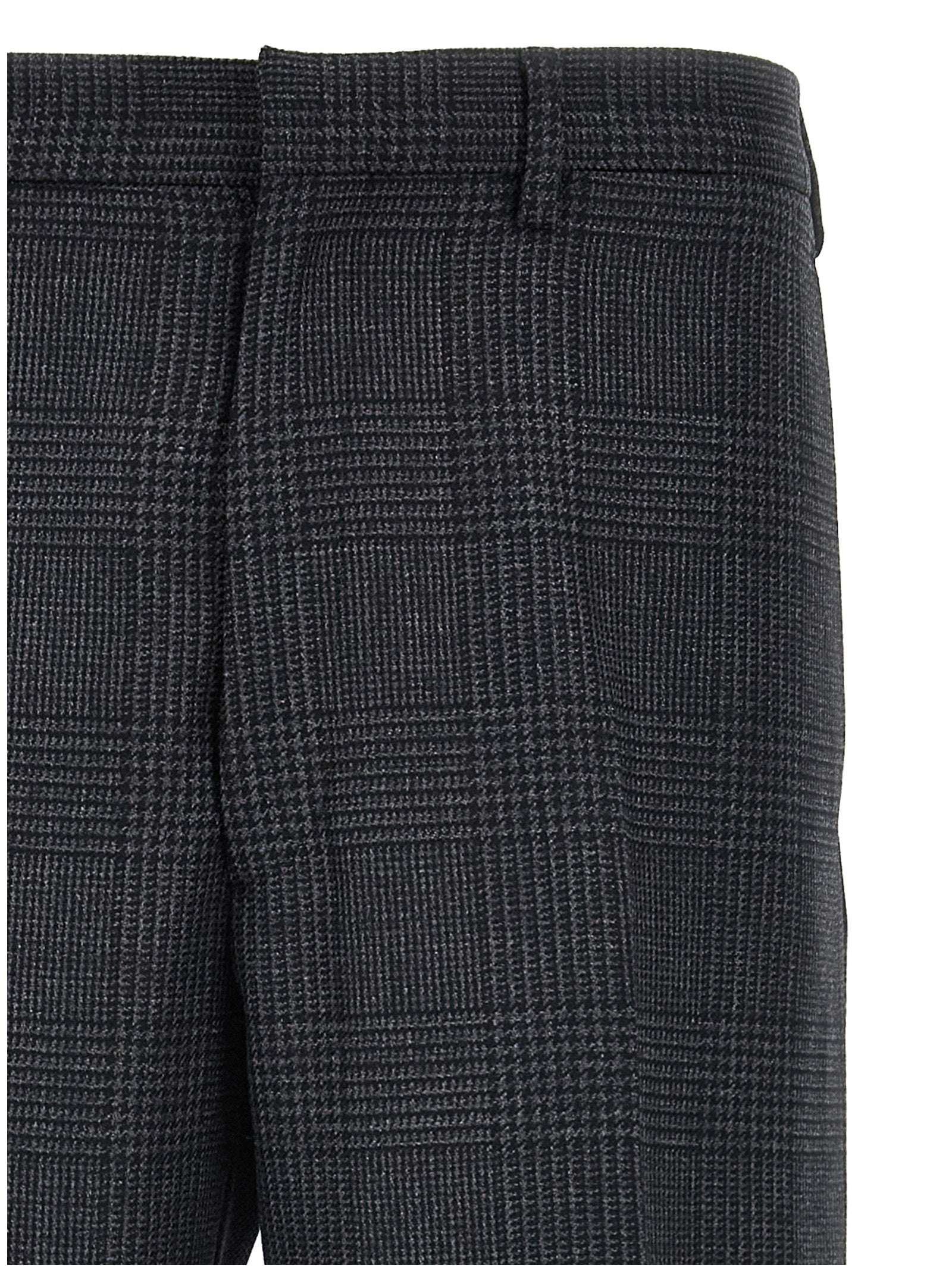 Gray Virgin Wool Dress Pants