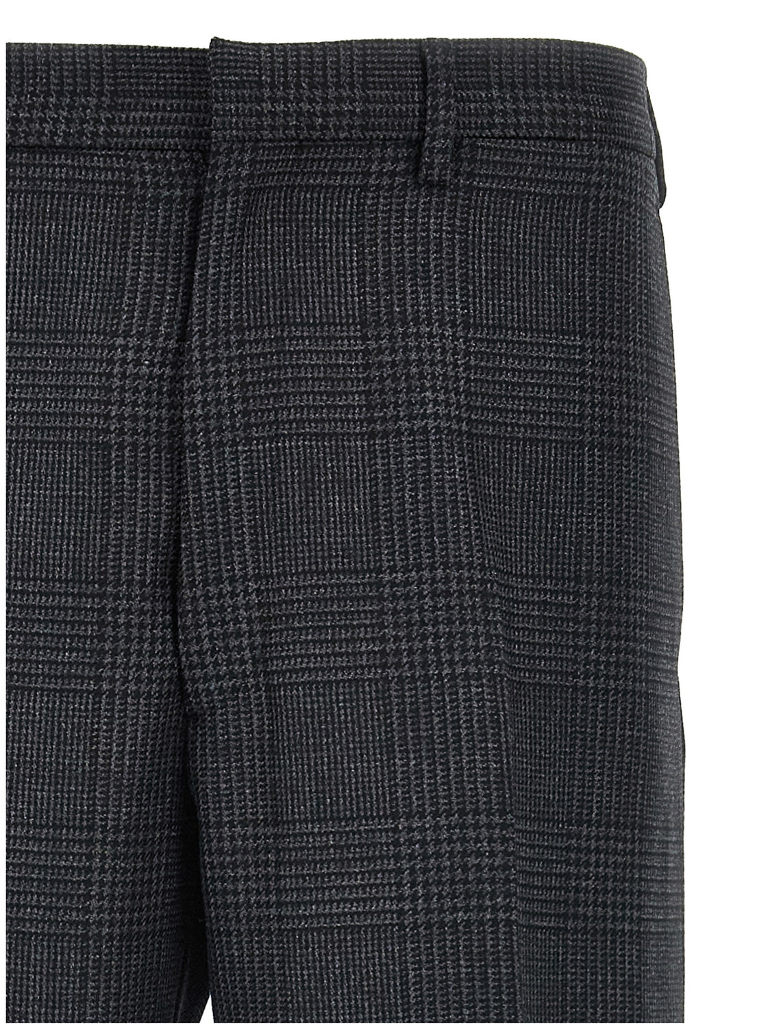 Gray Virgin Wool Dress Pants